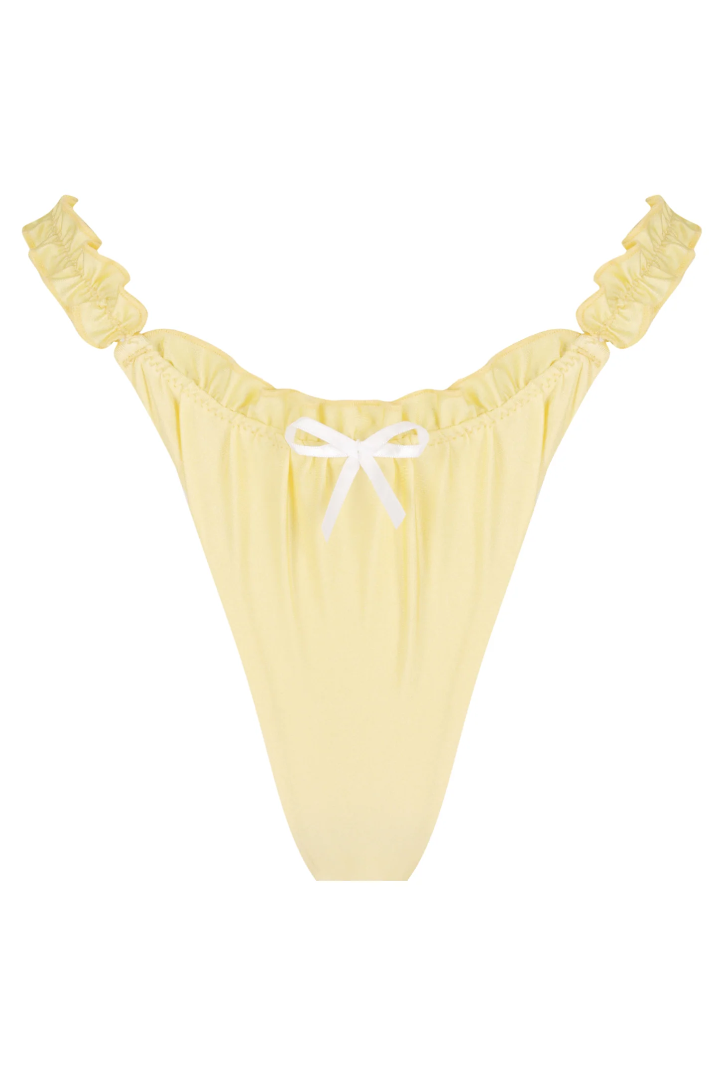 Ariel Satin Cheeky Bottom - Lemon Sorbet - Image 6