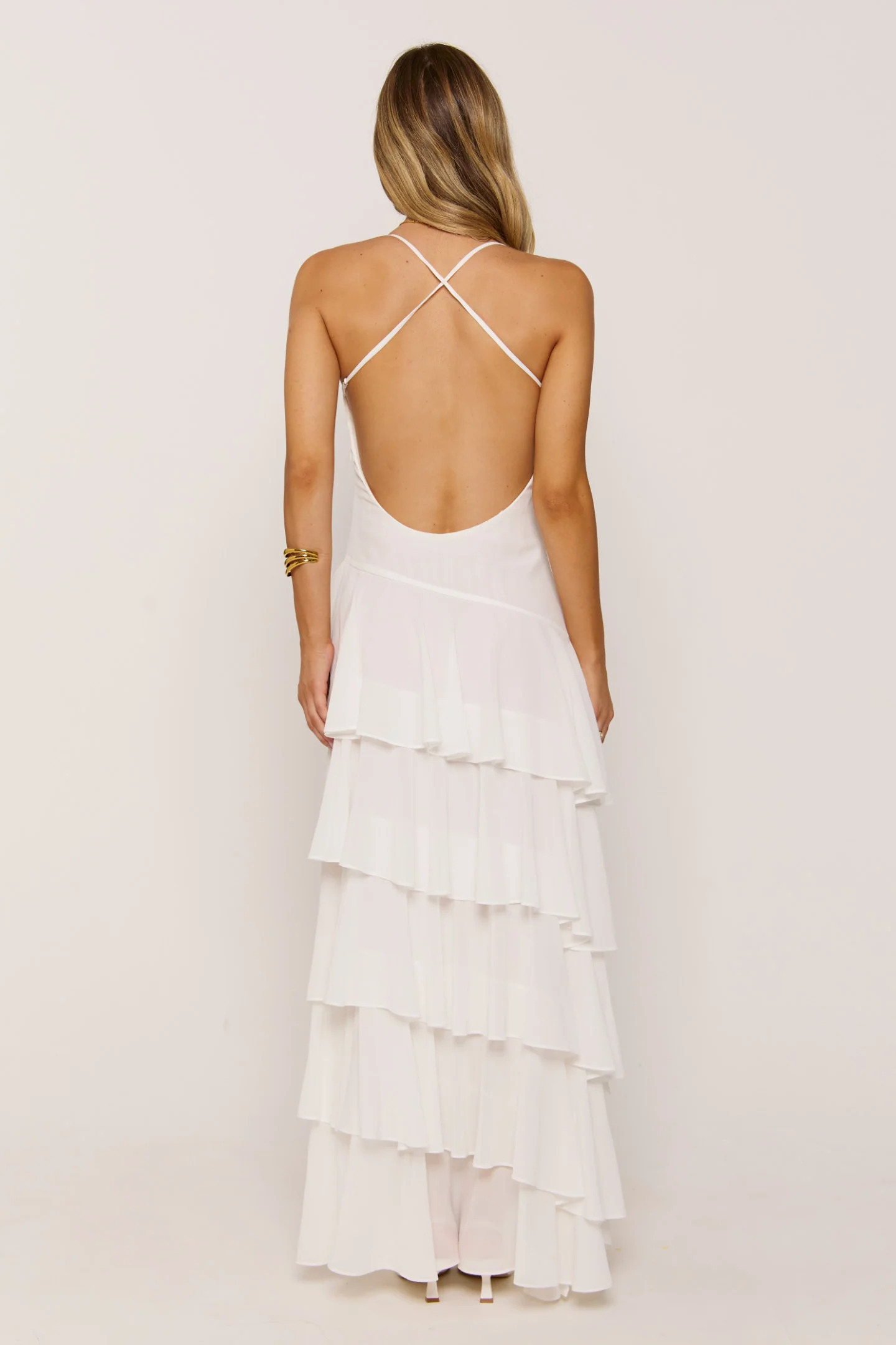 Maribel Maxi Dress - White - Image 4